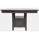 Jofran Manchester Adjustable Height Dining Table with Pedestal Base 1872-54B/1872-54T IMAGE 2