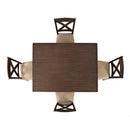 Jofran Walnut Creek 5 pc Counter Height Dinette 1876 IMAGE 6