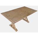 Jofran Carlyle Crossing Counter Height Dining Table with Trestle Base 1921-78BCH/1921-78T IMAGE 3
