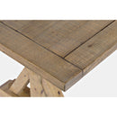 Jofran Carlyle Crossing Counter Height Dining Table with Trestle Base 1921-78BCH/1921-78T IMAGE 6