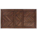 Jofran Fairview Counter Height Dining Table with Trestle Base 1931-78BCH/1931-78T IMAGE 4