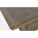 Jofran Prescott Park Adjustable Height Dining Table with Tiles Top and Pedestal Base 1936-74B/1936-74T IMAGE 5