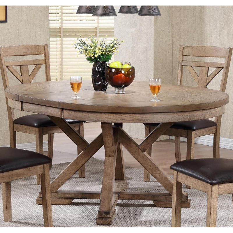 Winners Only Oval Grandview Dining Table with Pedestal Base DFG14866N IMAGE 1
