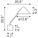 Zuo Pike Table Lamp 56080 IMAGE 4