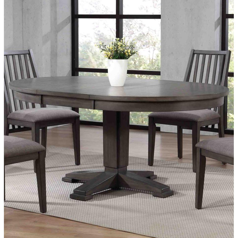 Winners Only Oval Hartford Dining Table with Pedestal Base DH24866 IMAGE 1