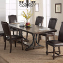 Winners Only Montreal DM240102 102" Trestle Table w/ 2-12" Leaves IMAGE 4