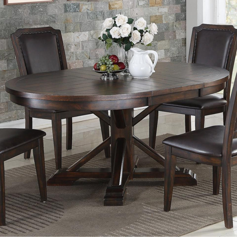 Winners Only Oval Montreal Dining Table with Pedestal Base DM24866 IMAGE 1