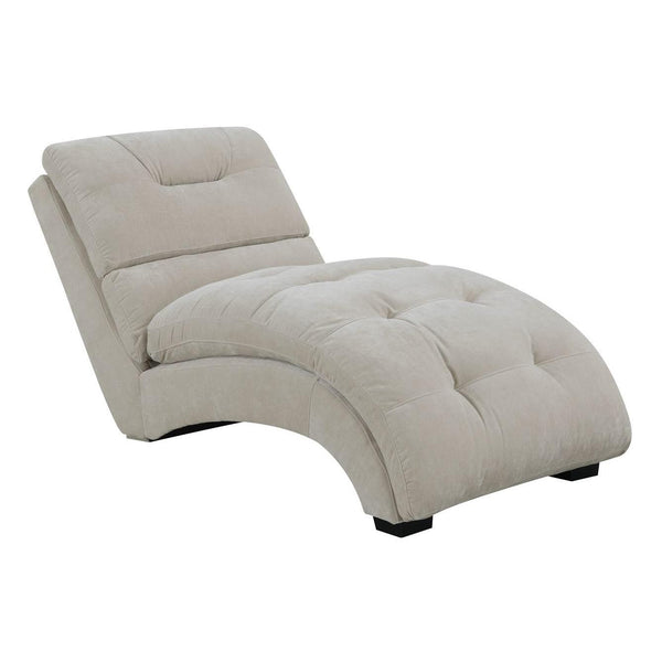  Elements International Dominick UDK1745110E Chaise - Amigo Linen IMAGE 1