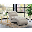 Elements International Dominick UDK1745110E Chaise - Amigo Linen IMAGE 8