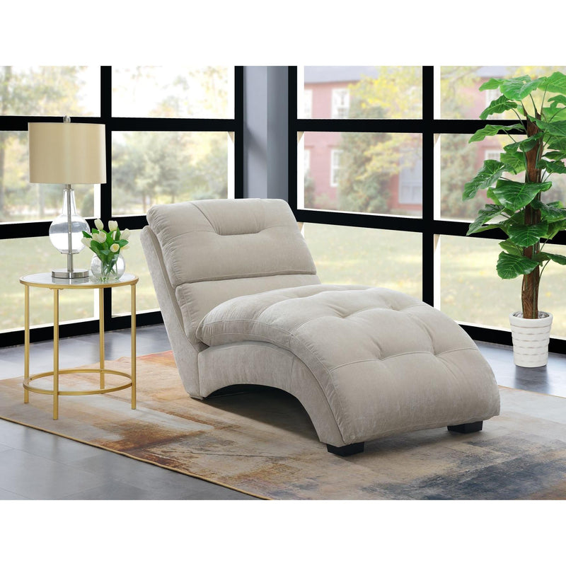  Elements International Dominick UDK1745110E Chaise - Amigo Linen IMAGE 8