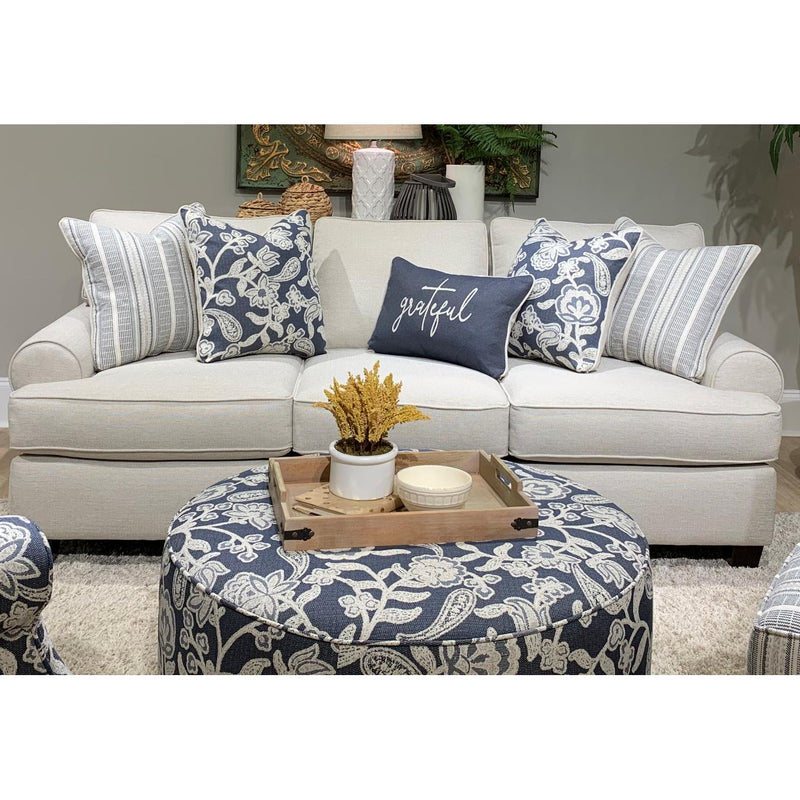Fusion Furniture Stationary Fabric Sofabed 39-04KP AWESOME OATMEAL IMAGE 2
