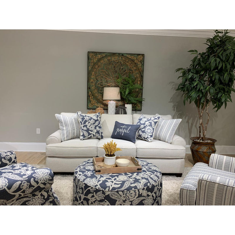 Fusion Furniture Stationary Fabric Sofabed 39-04KP AWESOME OATMEAL IMAGE 3