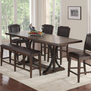 Winners Only Montreal Counter Height Dining Table with Trestle Base DMT23696 IMAGE 2
