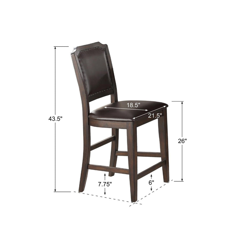 Winners Only Montreal DMT245124 Cushioned Upholstered Barstool IMAGE 3