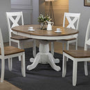 Winners Only Pacifica DP54257 57" Pedestal Table w/ 15" Butterfly Leaf IMAGE 2
