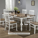 Winners Only Pacifica DP54278 78" Leg Table w/ 18" Butterfly Leaf IMAGE 2