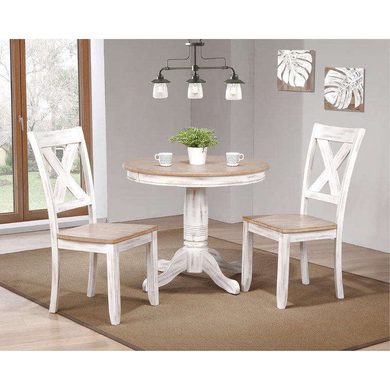 Winners Only Round Prescott Dining Table with Pedestal Base DPR13636 IMAGE 2