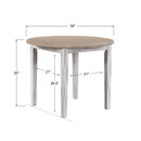 Winners Only Prescott DPR13838 38" Round Table IMAGE 3