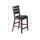 Winners Only Parkside DPT345024G Ladderback Barstool - Grey IMAGE 4