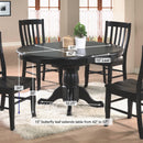 Winners Only Round Quails Run Dining Table with Pedestal Base DQ14257E IMAGE 2