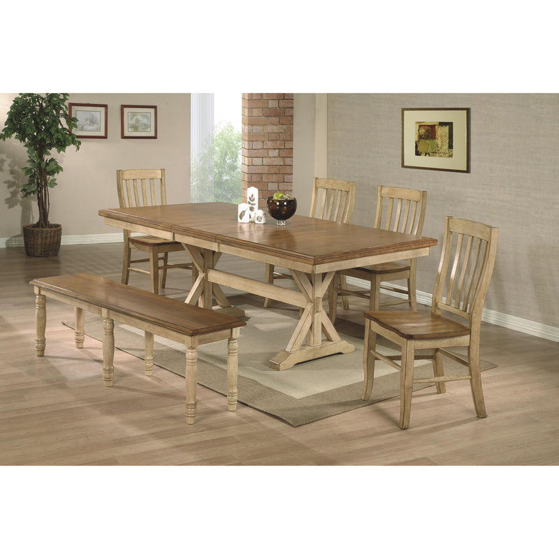 Winners Only Quails Run Dining Table with Trestle Base DQ14284W IMAGE 2