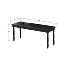 Winners Only Quails Run DQ1455E 48" Bench - Ebony IMAGE 3