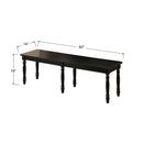 Winners Only Quails Run DQ1456E 60" Bench - Ebony IMAGE 3