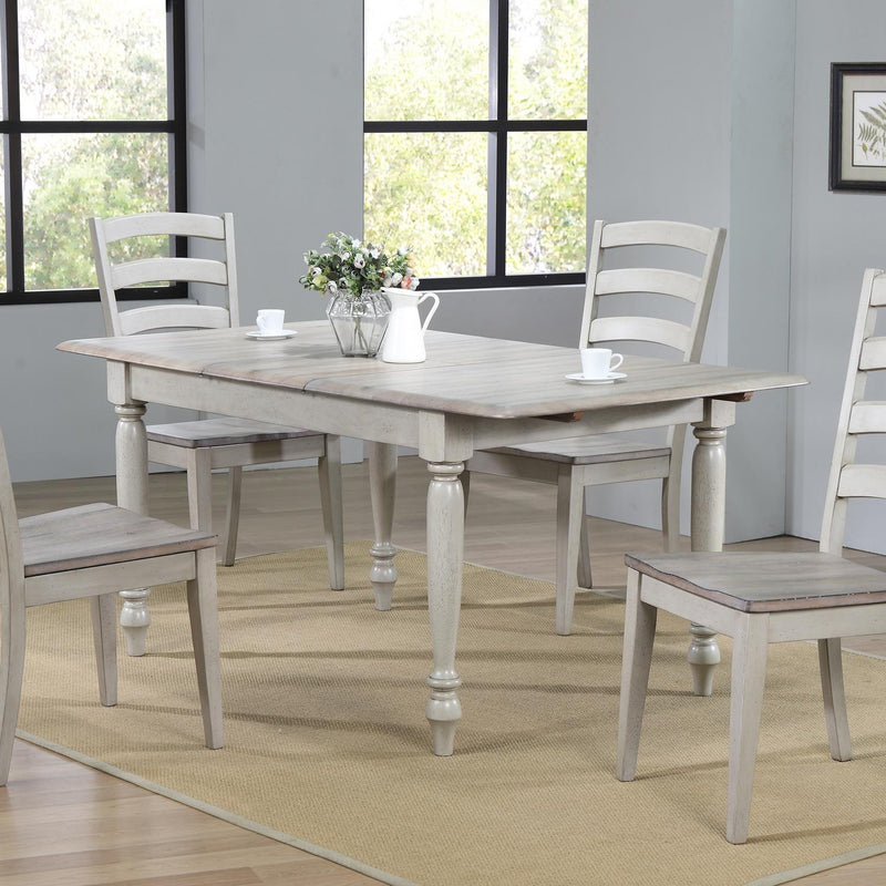 Winners Only Ridgewood DR23667 66" Leg Table w/ 15" Butterfly Leaf IMAGE 4