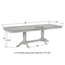Winners Only Ridgewood DR24296 96" Trestle Table w/ 2x12" Leaves IMAGE 3