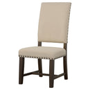 Coaster Furniture Twain 109143 Upholstered Dining Side Chair - Beige (Set of 2) IMAGE 3