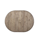 Winners Only Torrance DT34866GP 66" Pedestal Table w/ 18" Leaf - White IMAGE 3