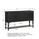 Winners Only Torrance DT3470BE 60" Sideboard - Ebony IMAGE 2