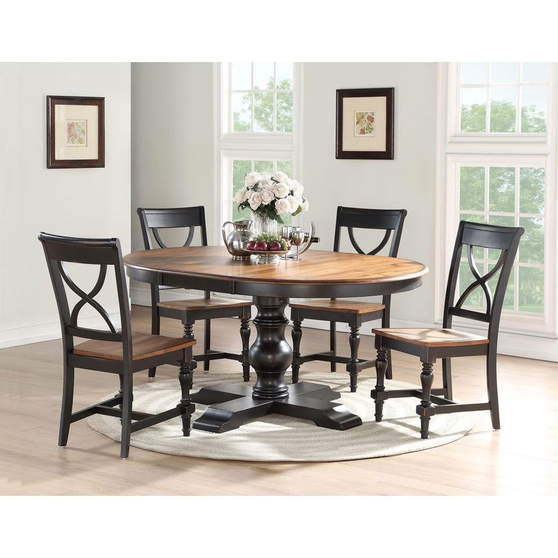 Winners Only Oval Torrance Dining Table with Pedestal Base DT34866SE IMAGE 2