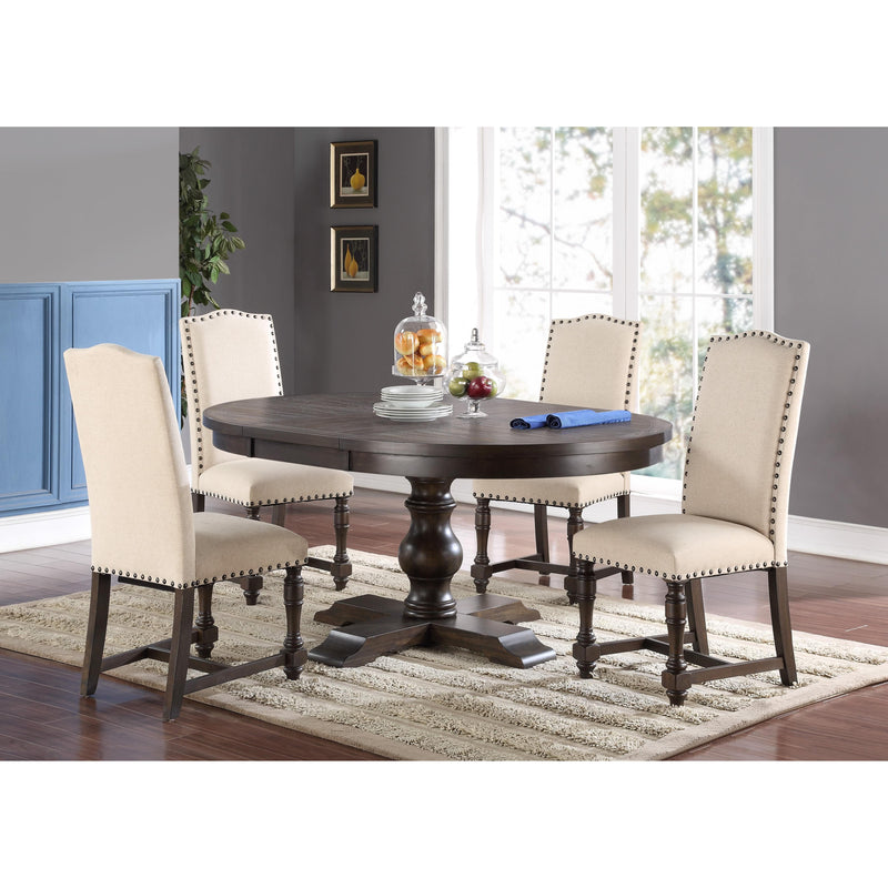 Winners Only Oval Xcalibur Dining Table with Pedestal Base DX14866X IMAGE 3