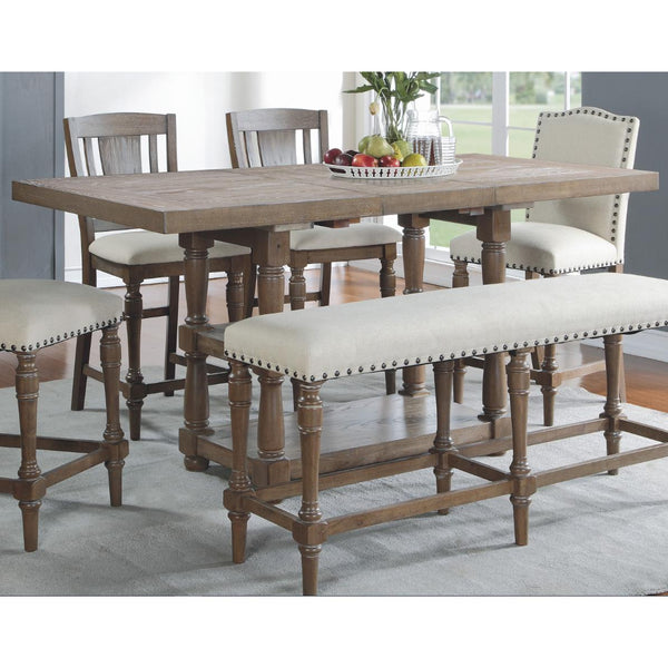 Winners Only Xcalibur Counter Height Dining Table with Trestle Base DXT13678G IMAGE 1