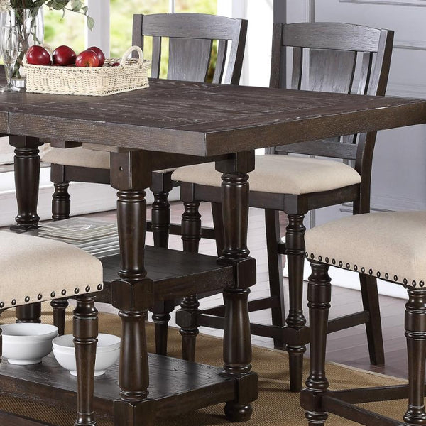 Winners Only Xcalibur Counter Height Dining Table with Trestle Base DXT13678X IMAGE 1