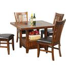 Winners Only Square Zahara Dining Table with Pedestal Base DZH4260 IMAGE 1