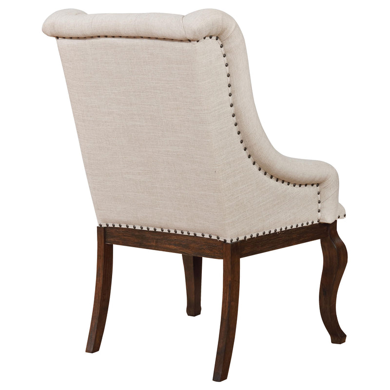 Coaster Furniture Brockway 110313 Upholstered Arm Chair - Barley Java (Set of 2) IMAGE 6