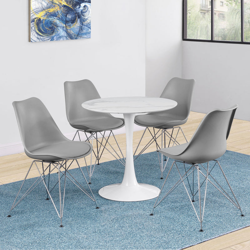Coaster Furniture Juniper 110262 Polypropylene Dining Side Chair - Grey (Set of 2) IMAGE 10