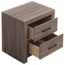 Coaster Furniture Brantford 207042 2-Drawer Nightstand - Barrel Oak IMAGE 9