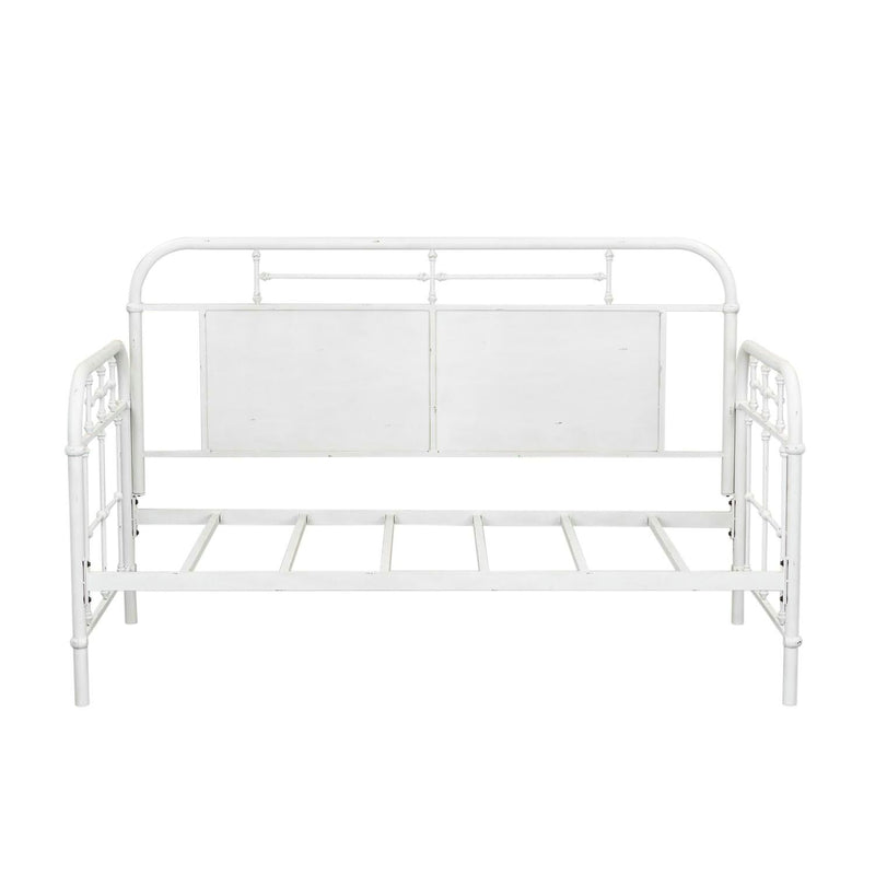  Liberty Furniture Industries Inc. Vintage Series 179-Day Twin Metal Daybed - Antique White IMAGE 1