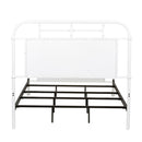  Liberty Furniture Industries Inc. Vintage 179-BR17HFR-AW Full Metal Bed - Antique White IMAGE 4