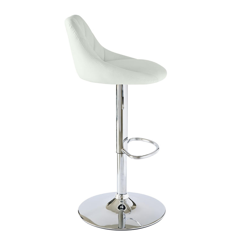  Elements International Melissa BMS700BSE Bar Stool - White IMAGE 3