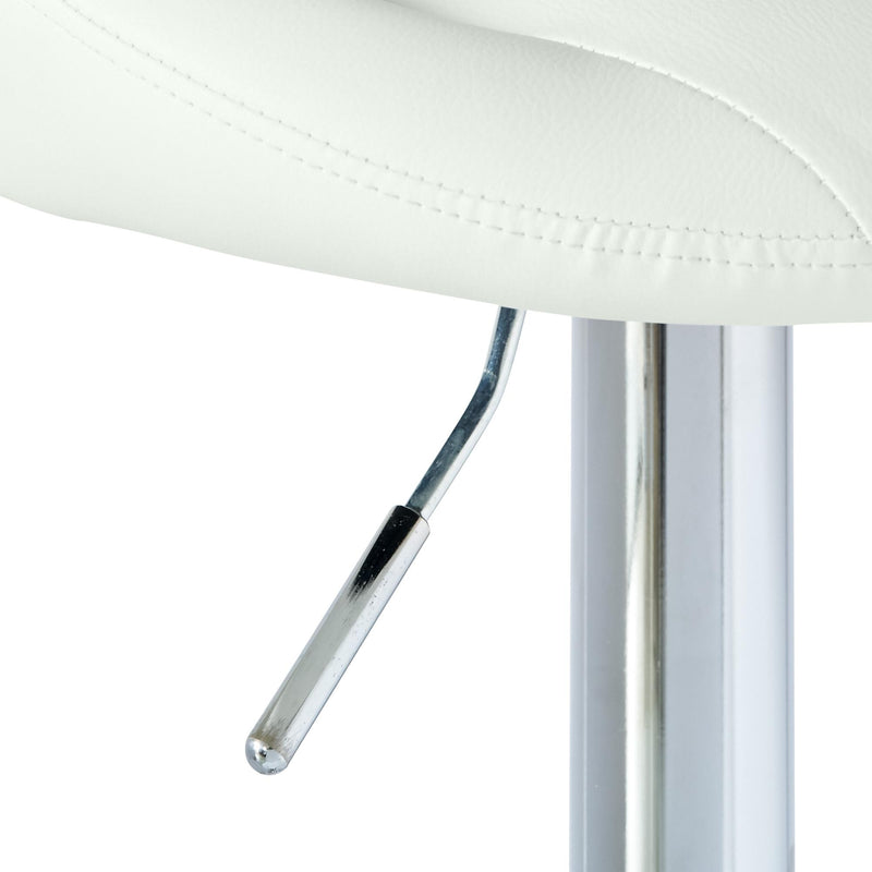  Elements International Melissa BMS700BSE Bar Stool - White IMAGE 6