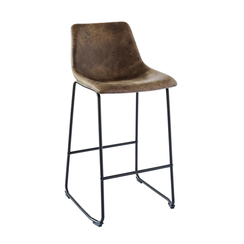 Elements International Wes Pub Height Stool BWS400BSE IMAGE 1
