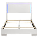 Coaster Furniture Felicity 203500F Wood Full LED Panel Bed - White High Gloss IMAGE 3