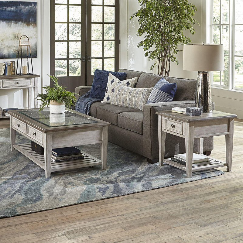Liberty Furniture Industries Inc. Heartland 824-OT1010 Rect Ceiling Tile Cocktail Table IMAGE 10