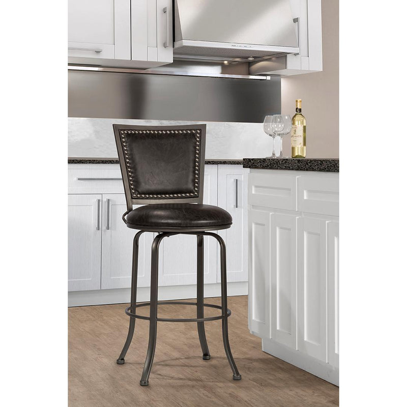 Hillsdale Furniture Belle Grove Counter Height Stool Belle Grove Swivel Counter Height Stool - Charcoal IMAGE 6