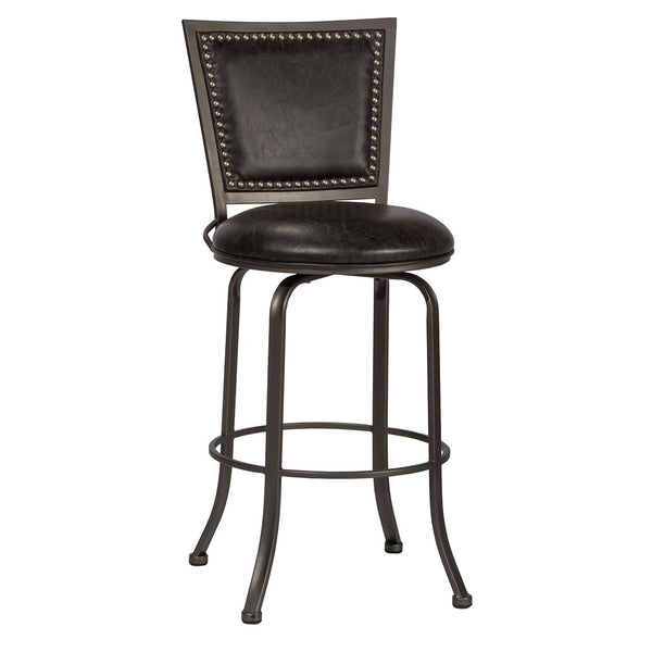 Hillsdale Furniture Belle Grove Pub Height Stool Belle Grove Swivel Pub Height Stool - Charcoal IMAGE 1