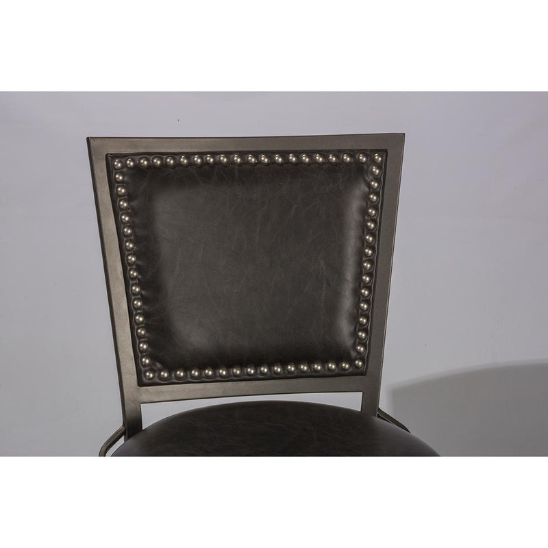 Hillsdale Furniture Belle Grove Pub Height Stool Belle Grove Swivel Pub Height Stool - Charcoal IMAGE 3